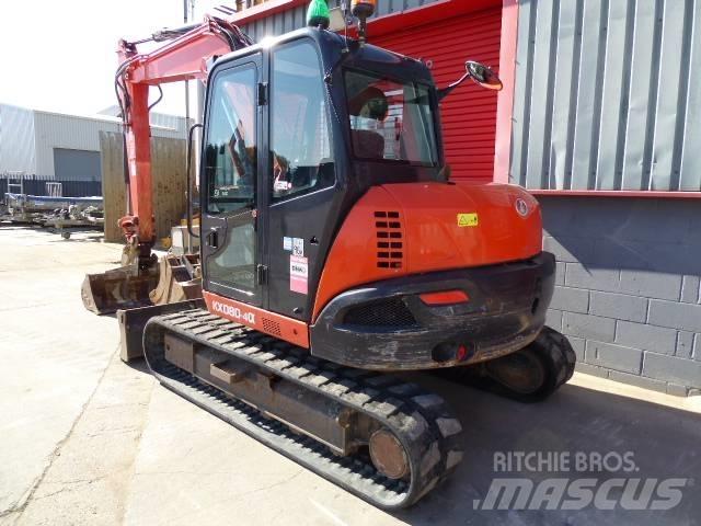 Kubota KX 080-4 Midikoparki  7t - 12t