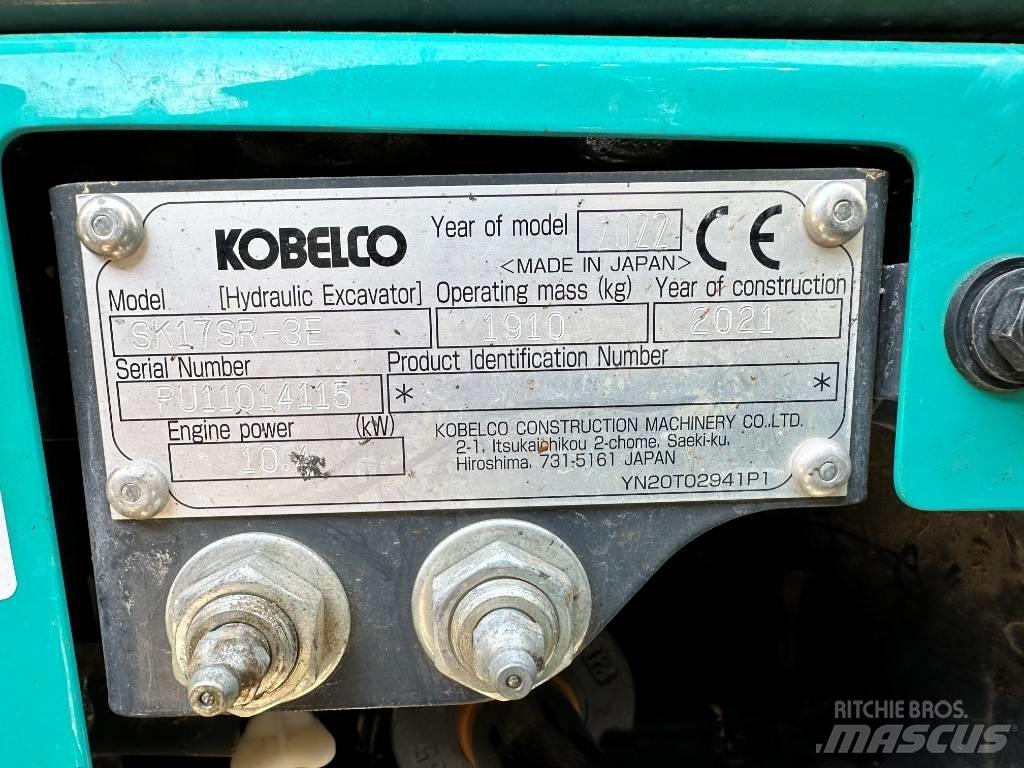 Kobelco SK17SR-3E Minikoparki