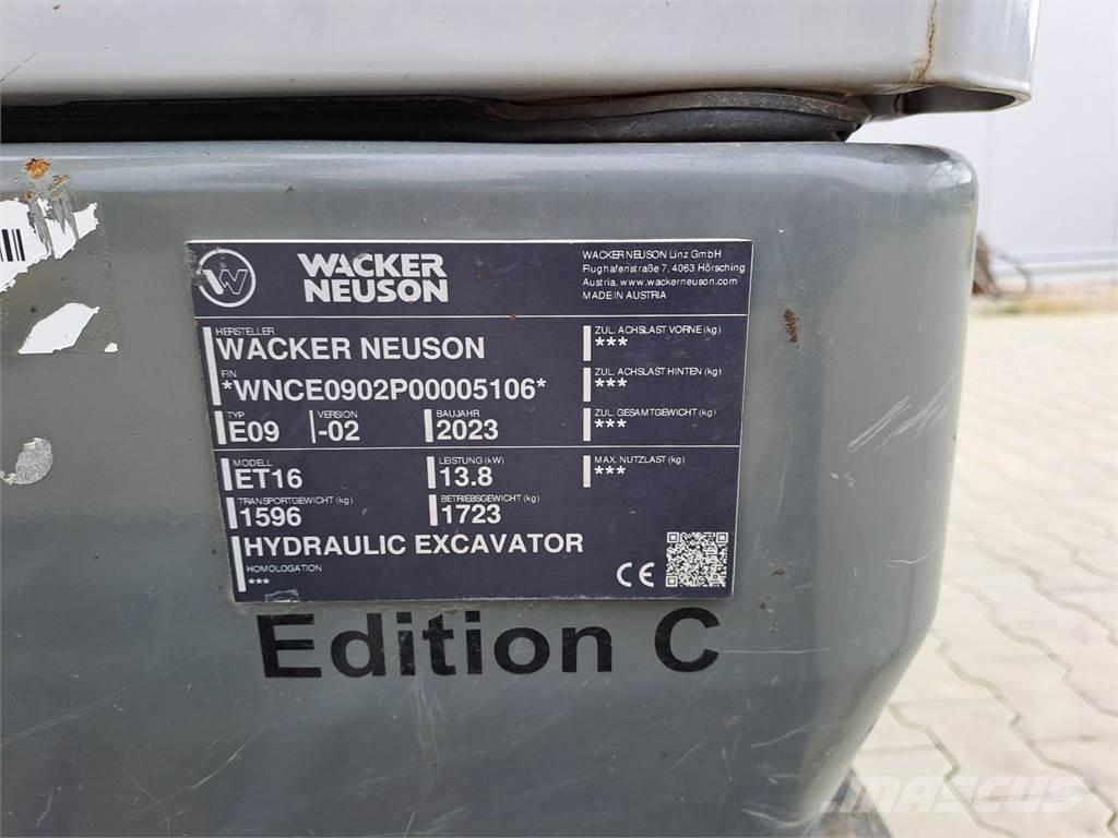 Wacker Neuson ET16 Koparki gąsienicowe