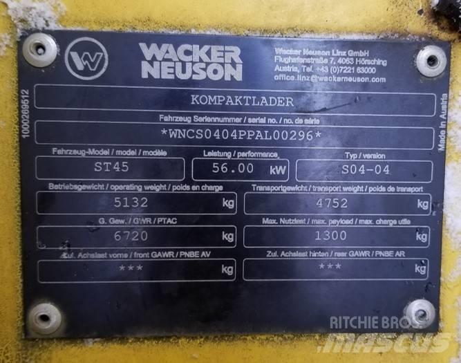 Wacker Neuson ST45 Ładowarki gąsienicowe
