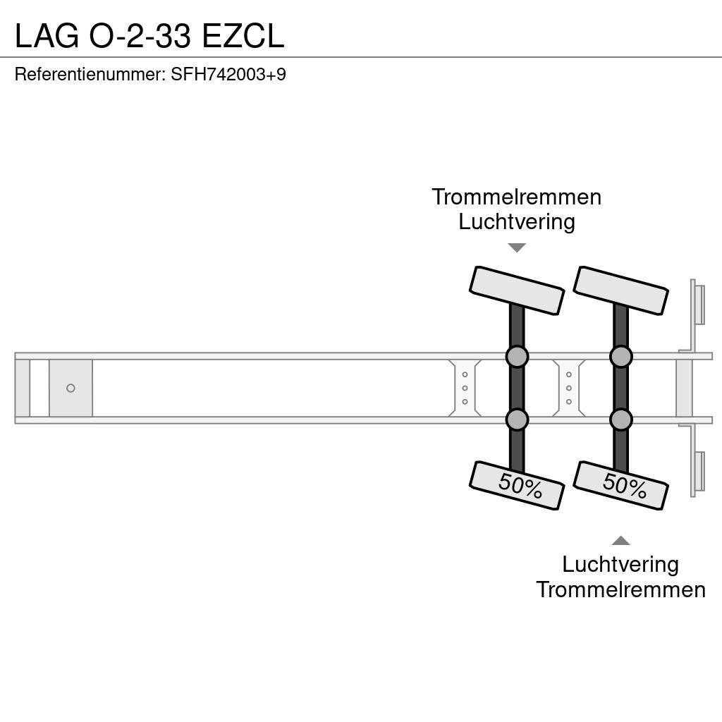 LAG O-2-33 EZCL Naczepy chłodnie
