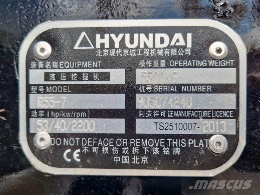 Hyundai R 155-7 Minikoparki