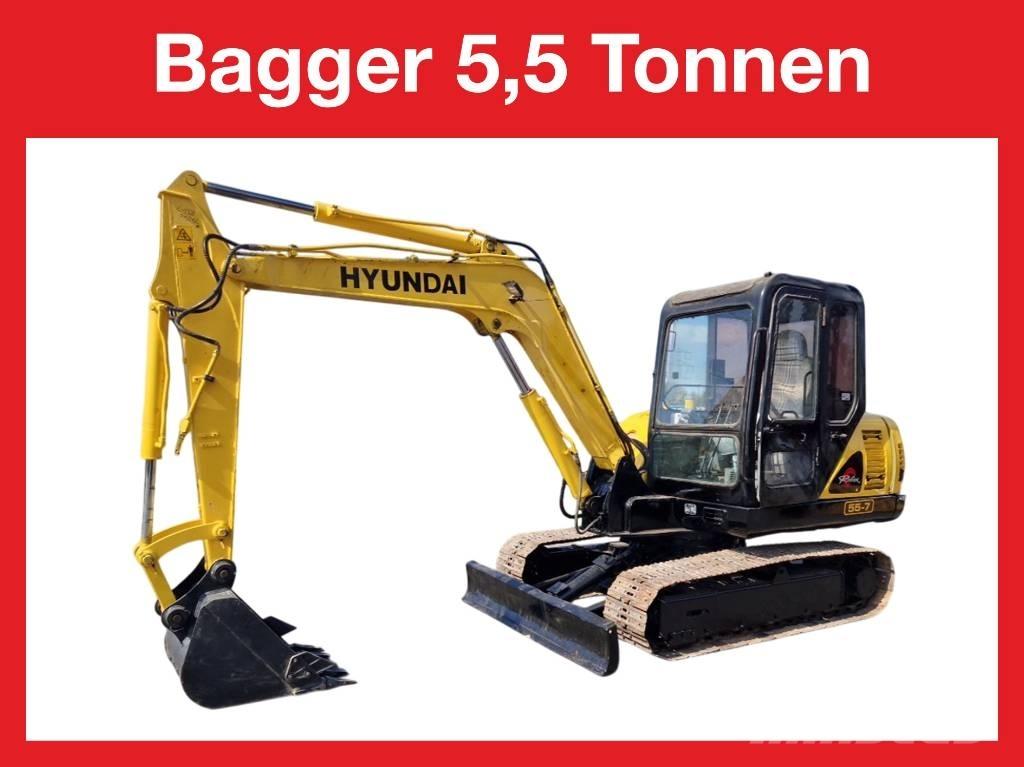 Hyundai R 155-7 Minikoparki