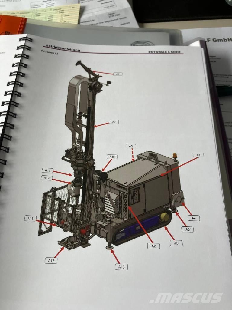 Geotec Rotomax Li Pozostałe wiertnice