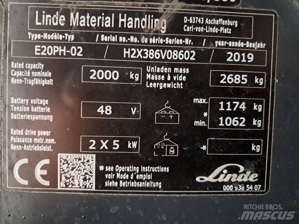 Linde E20PH-02 Wózki elektryczne