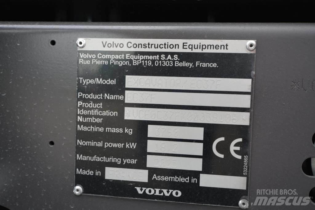 Volvo EC 37 F Aircon Minikoparki