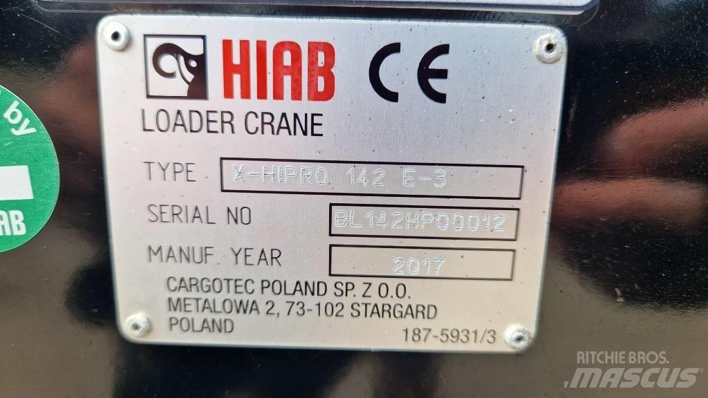 Hiab X-Hipro 142 E-3 Żurawie