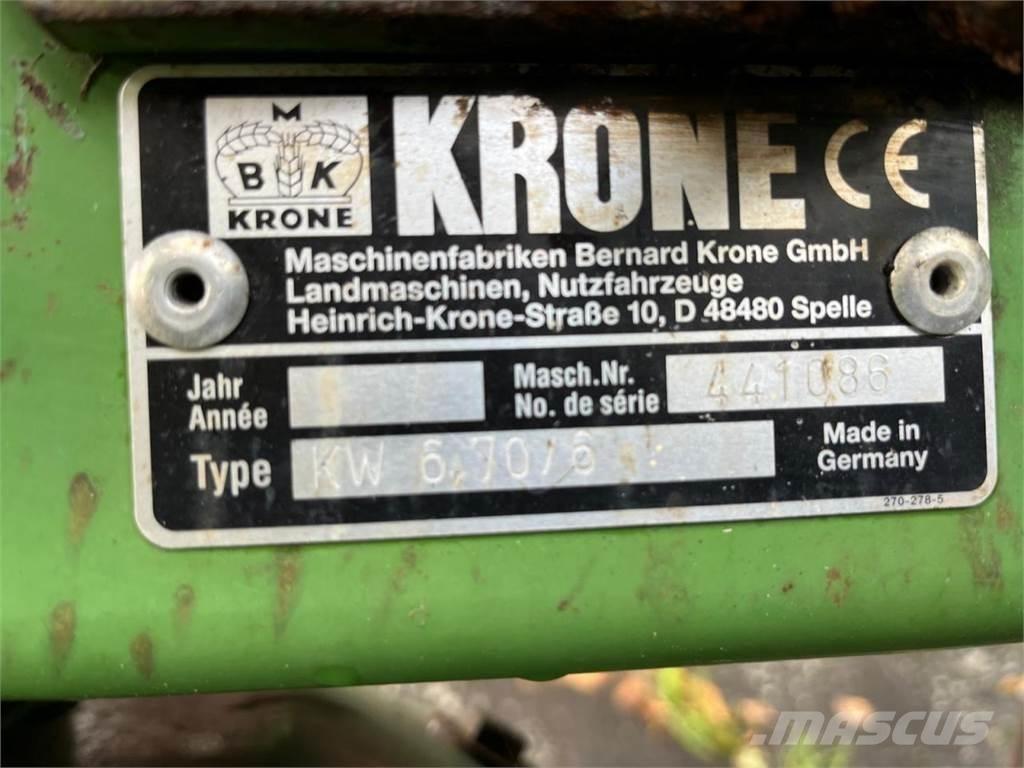 Krone KW 6.70/6 Zgrabiarki i przetrząsacze