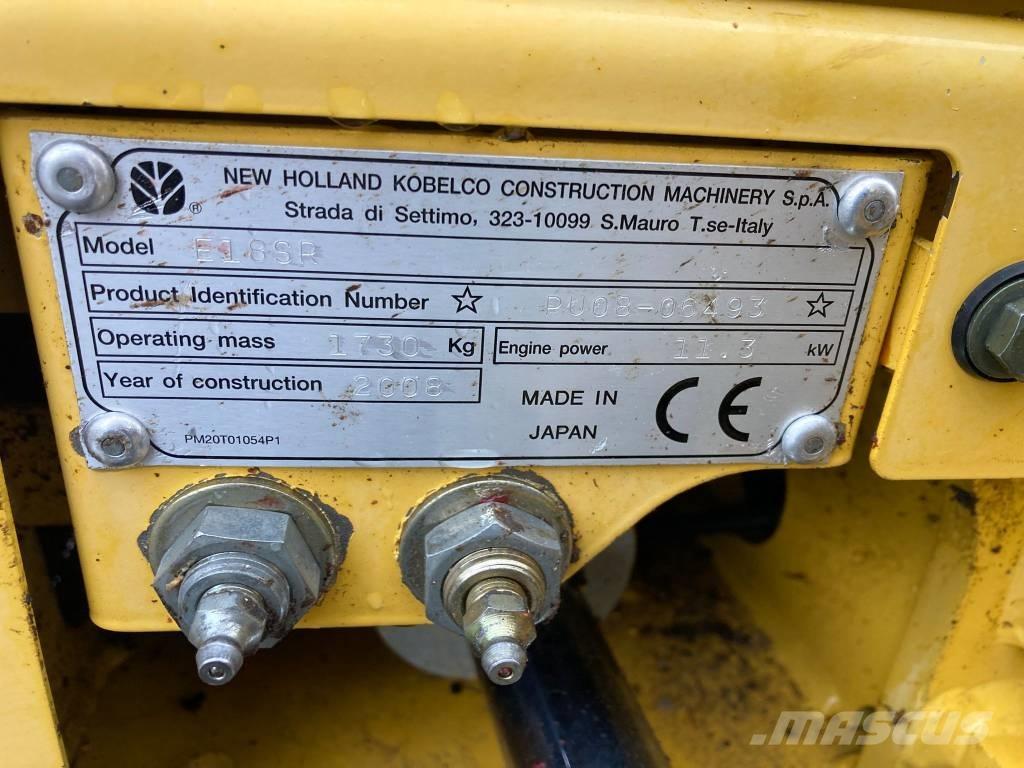 New Holland E 18 SR Minikoparki