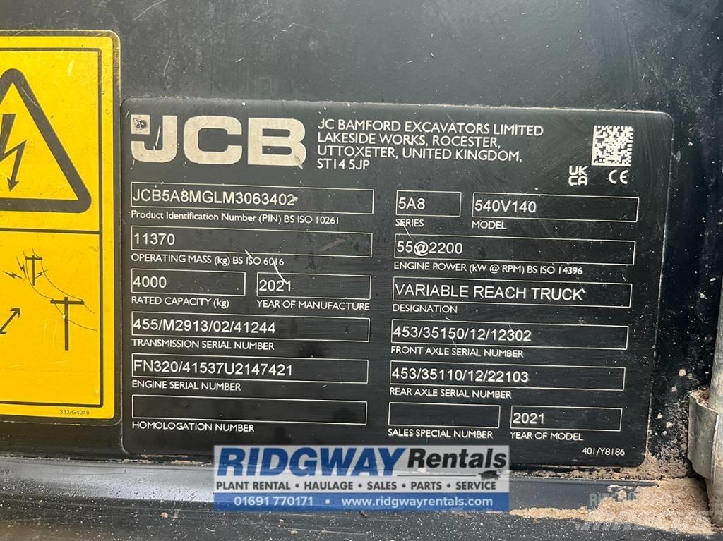 JCB 540-140 Ładowarki teleskopowe