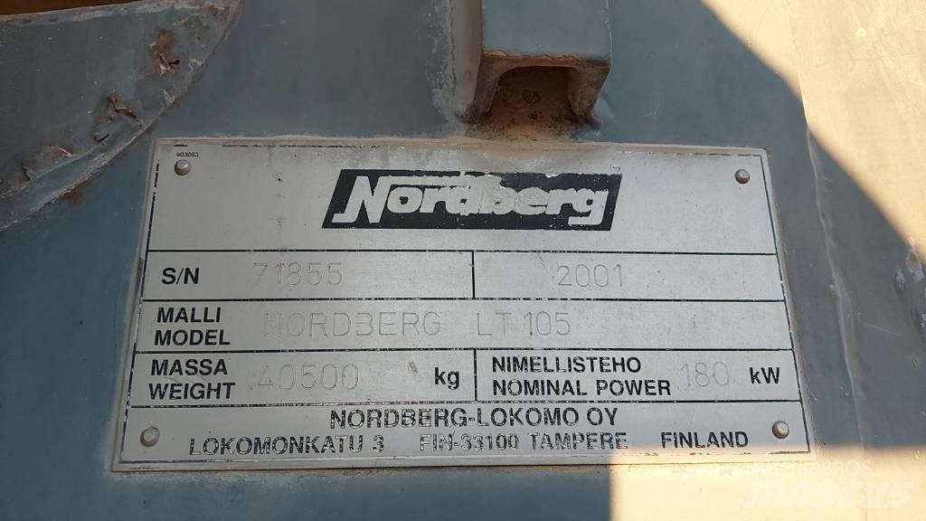 Metso Nordberg LT105 Kruszarki mobilne