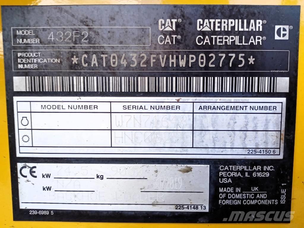 CAT 432 F Koparko-ładowarki