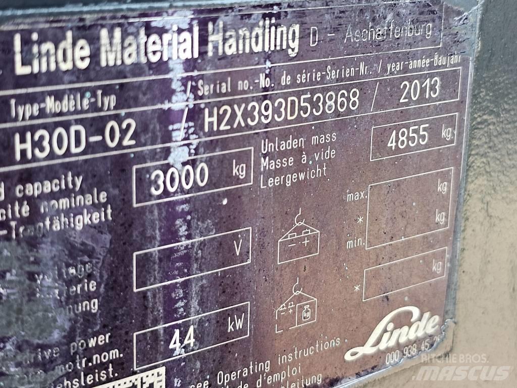 Linde H30D-02 Wózki Diesla