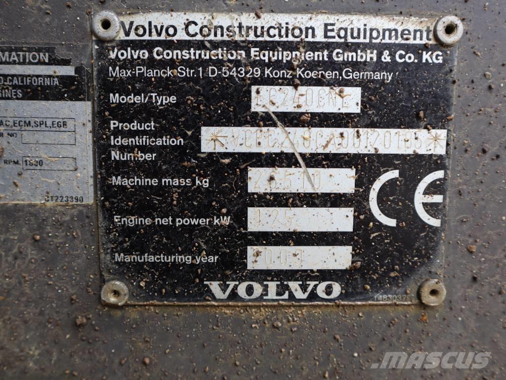 Volvo EC 240 C N L Koparki gąsienicowe