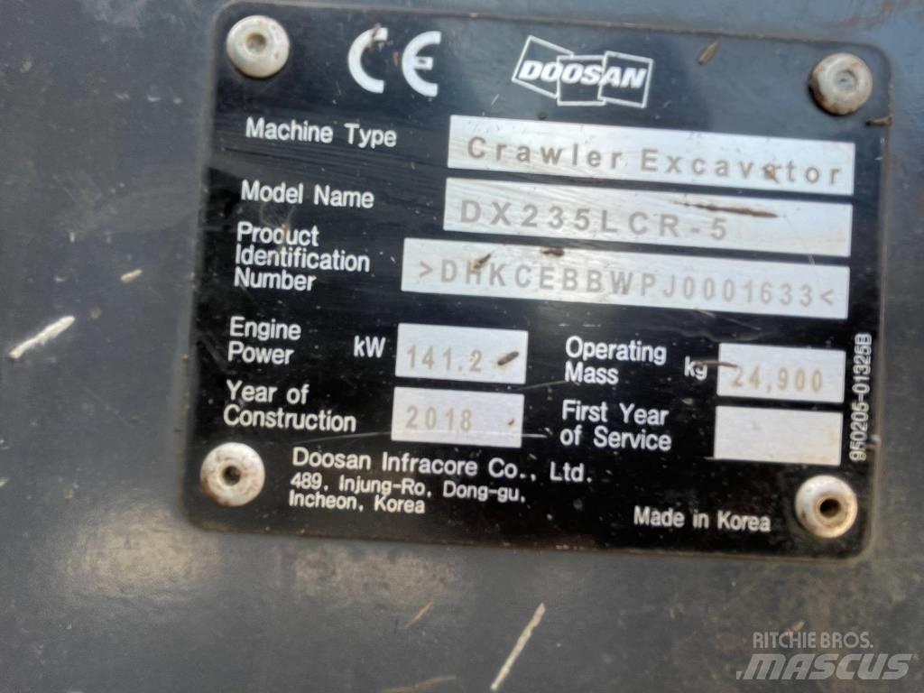 Doosan DX 235 LCR-5 Koparki gąsienicowe