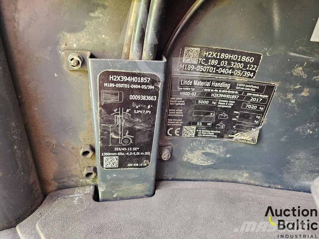 Linde H50D-02 Wózki Diesla