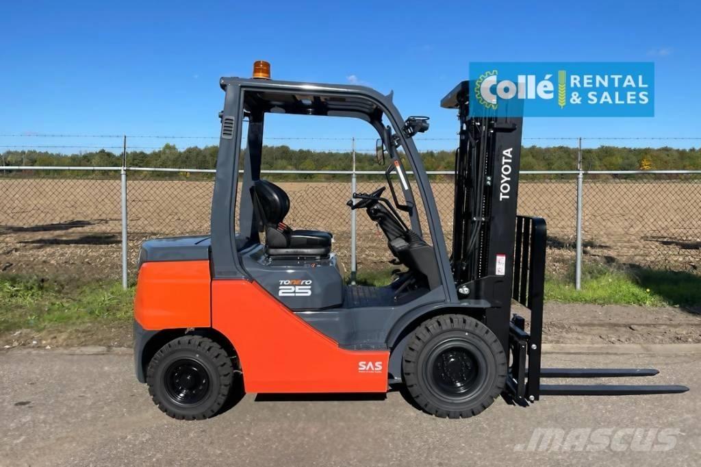 Toyota 8 FDF 25 | 2022 Wózki Diesla