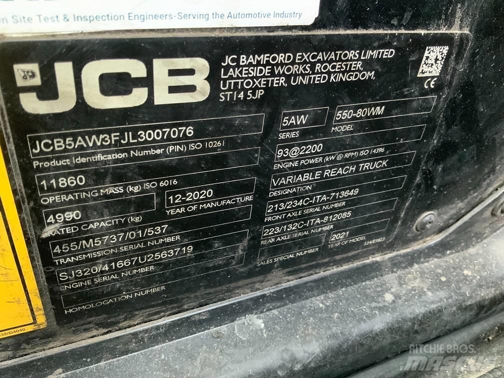 JCB 550-80 Ładowarki teleskopowe