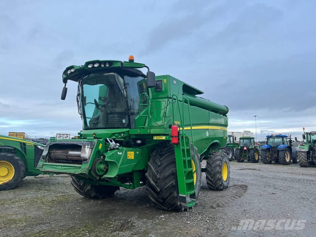 John Deere S 670 Kombajny zbożowe