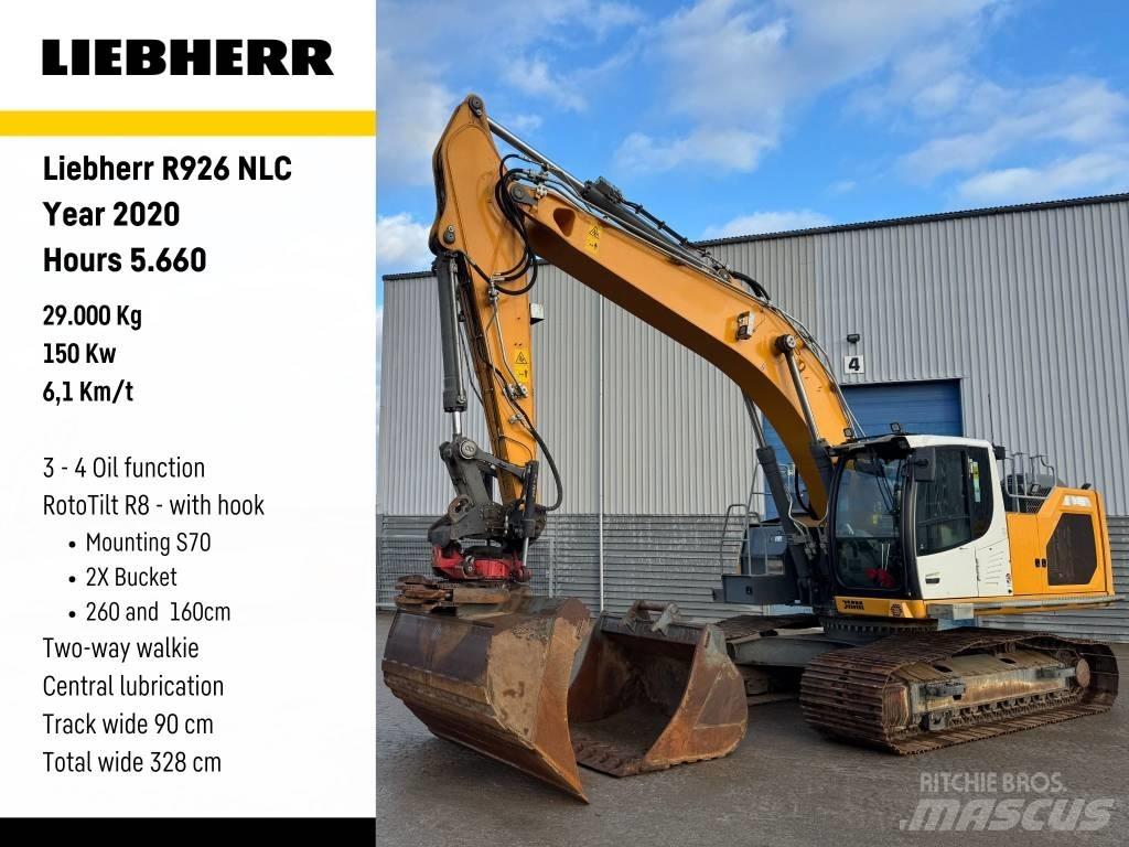 Liebherr R 926 Koparki gąsienicowe