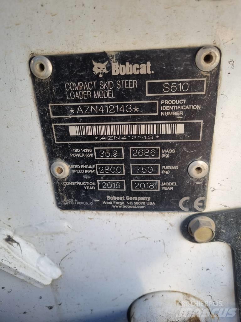 Bobcat S 510 Ładowarki burtowe