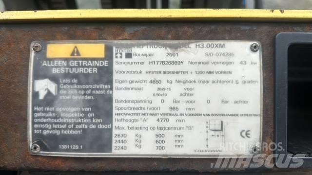 Hyster 3.00 XM Wózki Diesla