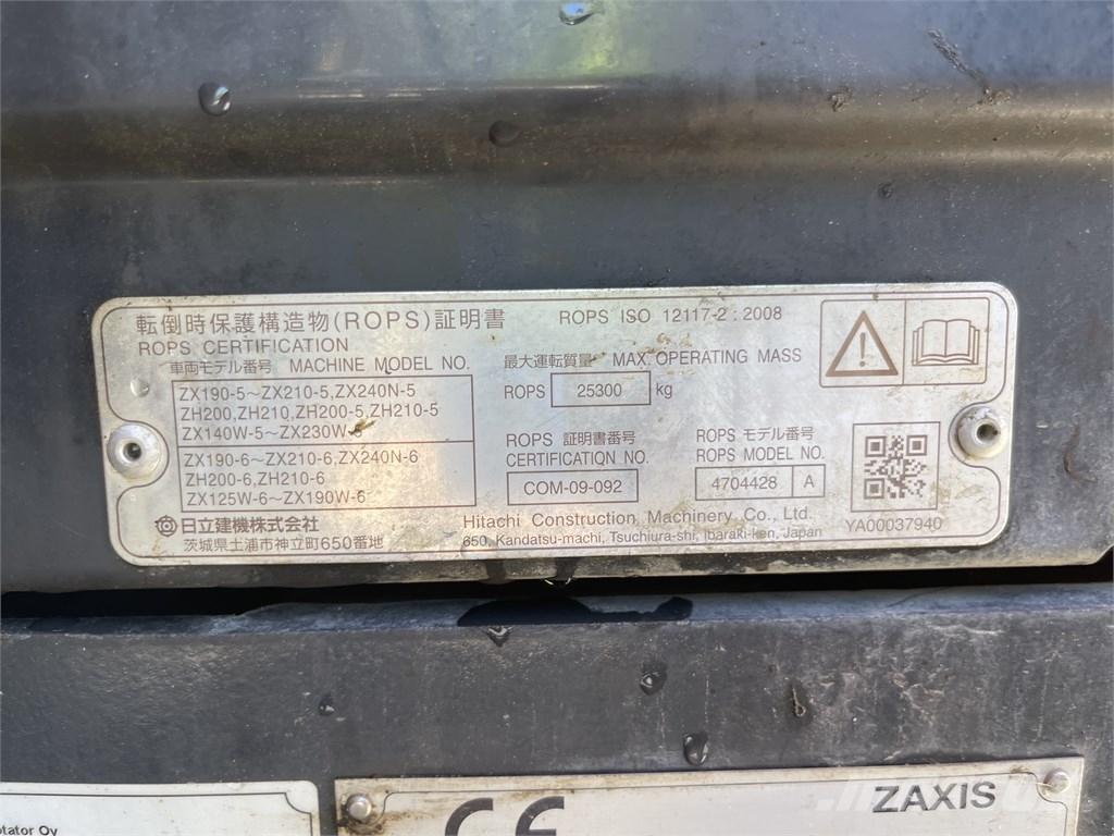 Hitachi ZX 210 LC-6 Koparki gąsienicowe