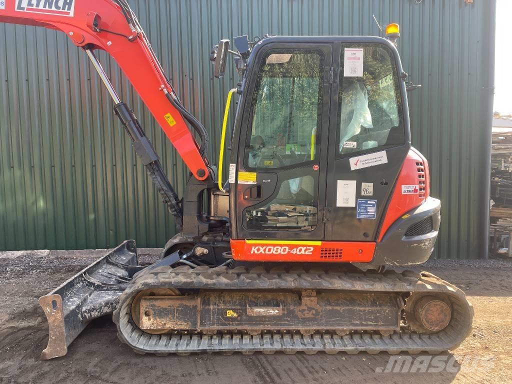 Kubota KX 080-4a2 Midikoparki  7t - 12t