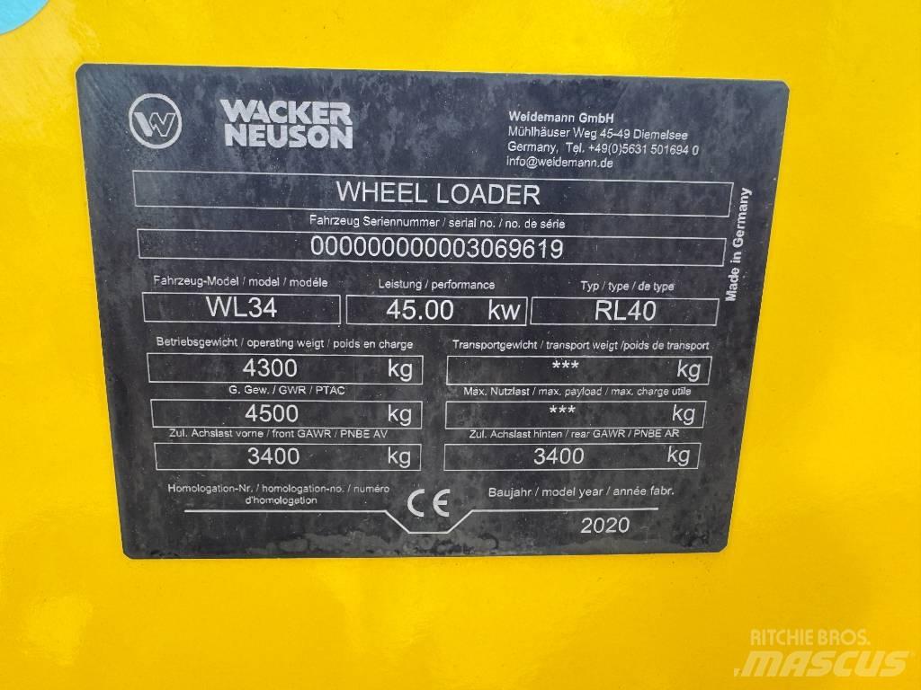Wacker Neuson WL34 Ładowarki kołowe