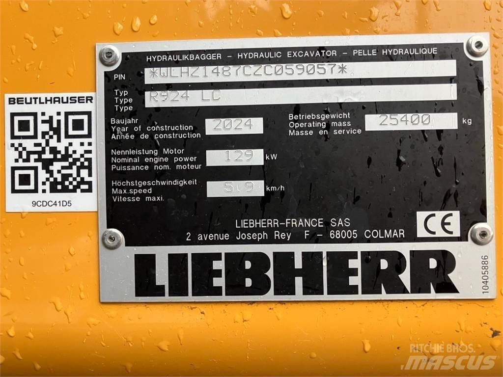 Liebherr R924 Koparki gąsienicowe
