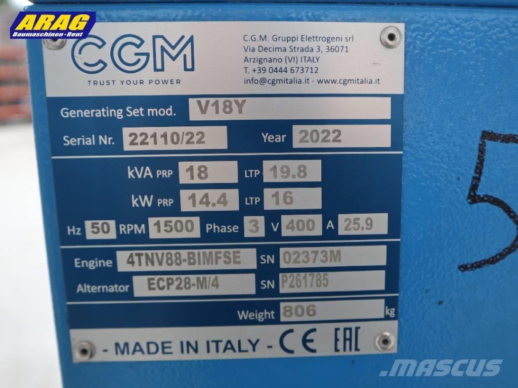 CGM V18Y Agregaty prądotwórcze Diesla