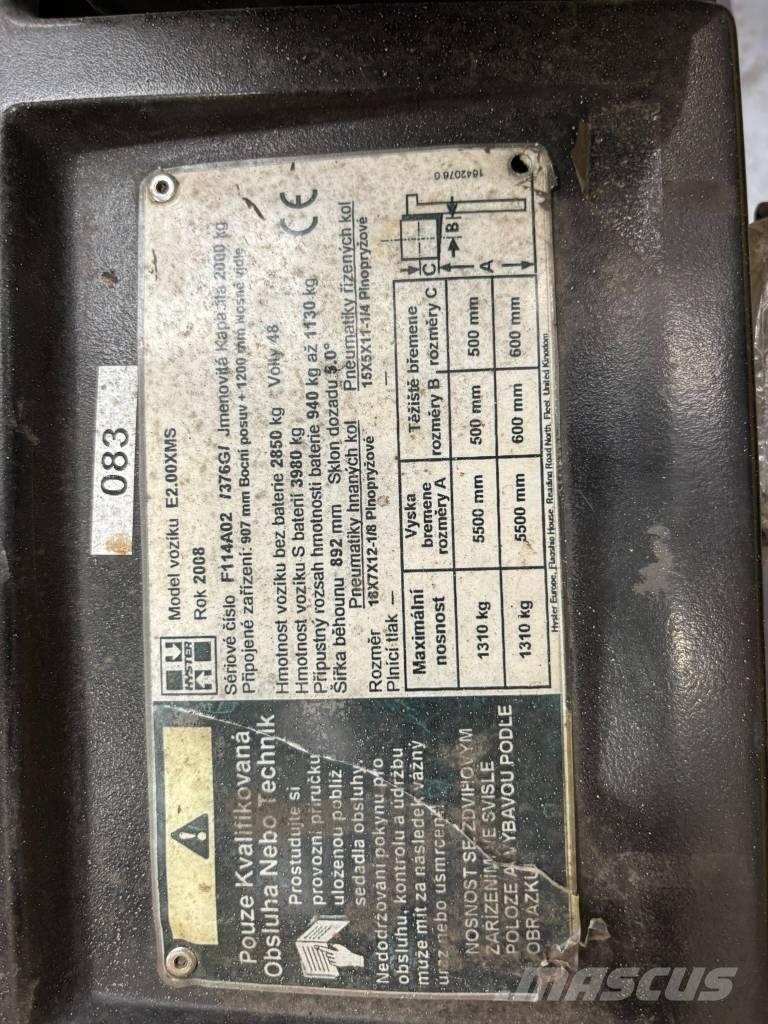 Hyster E2.00XMS Wózki elektryczne