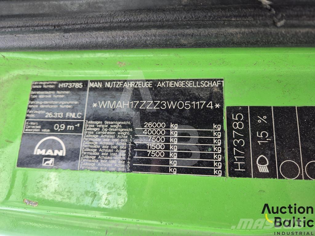 MAN TGA26.310 Śmieciarki