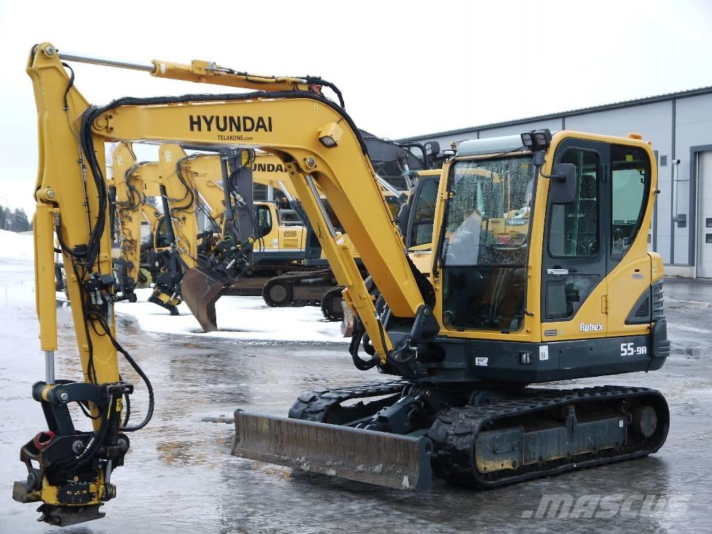 Hyundai R 55-9A Minikoparki