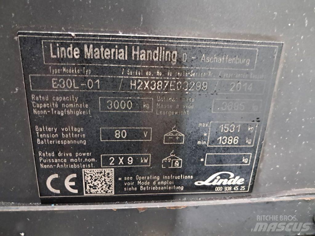 Linde E30L-01 Wózki elektryczne