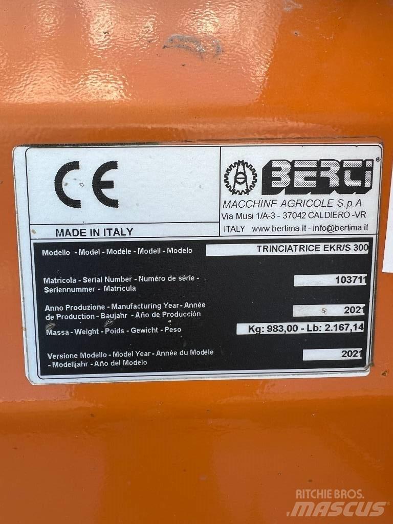 Berti EKR-S 300 Kosiarki łąkowe i wykaszarki