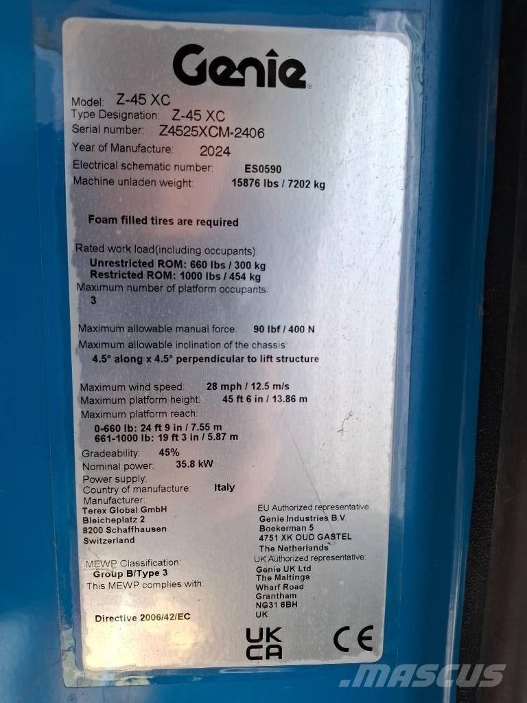 Genie Z45XC Podnośniki przegubowe