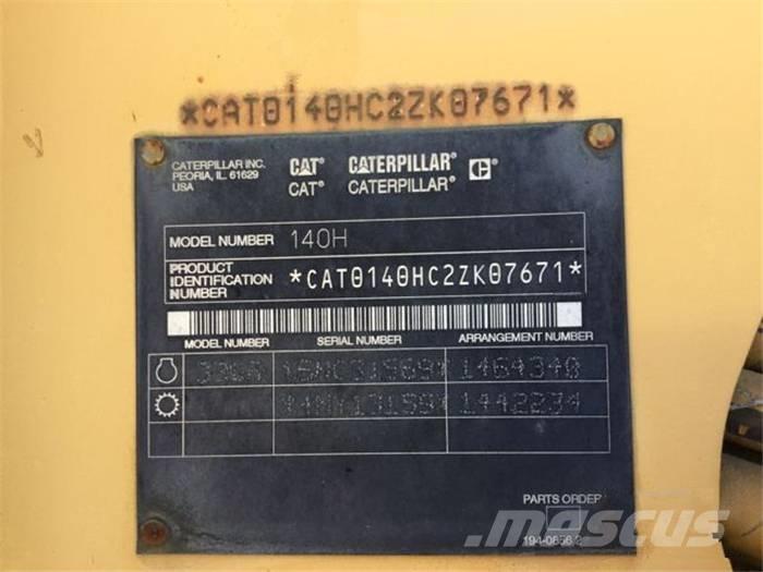 CAT 140 H Równiarki