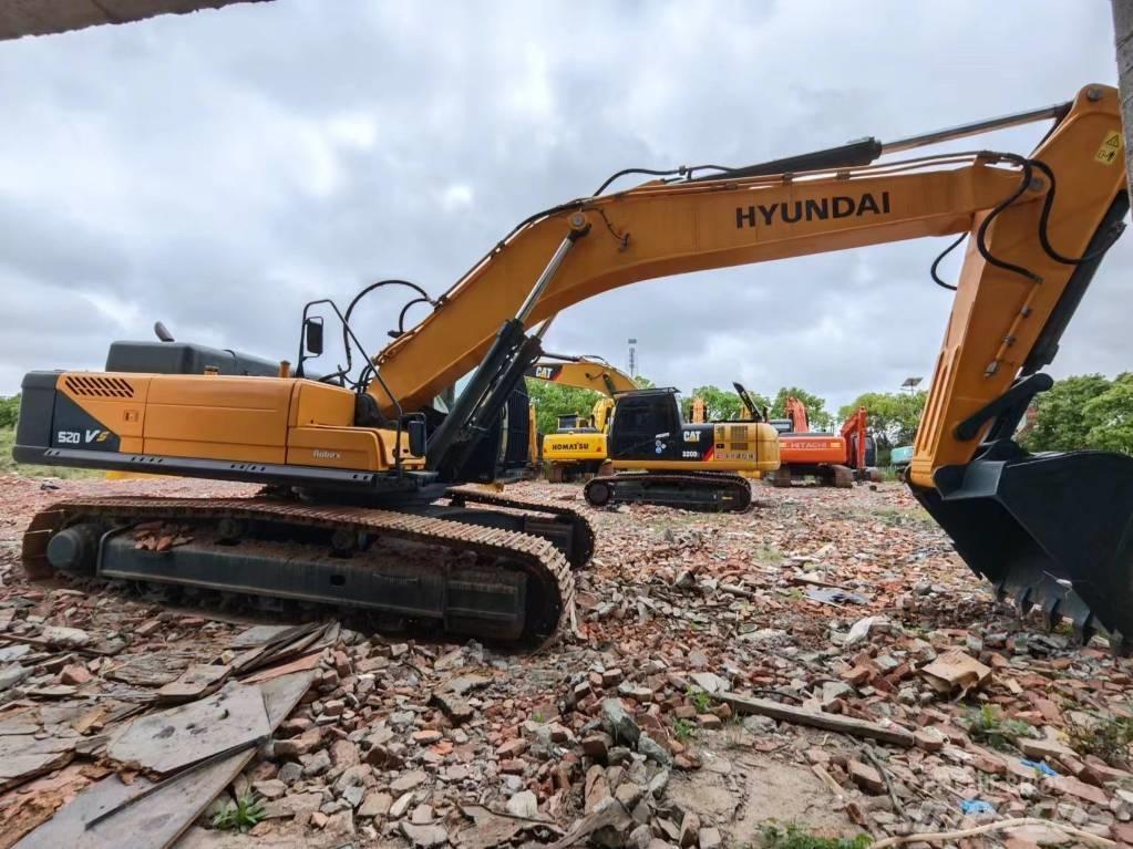 Hyundai Robex 520 VS Koparki gąsienicowe