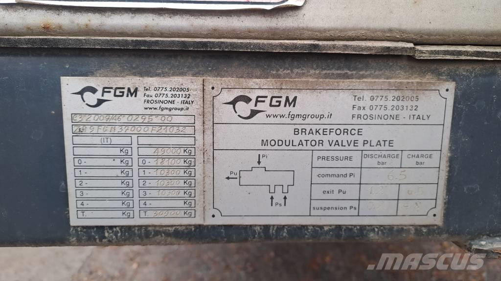 FGM FGM37 Naczepy niskopodłogowe