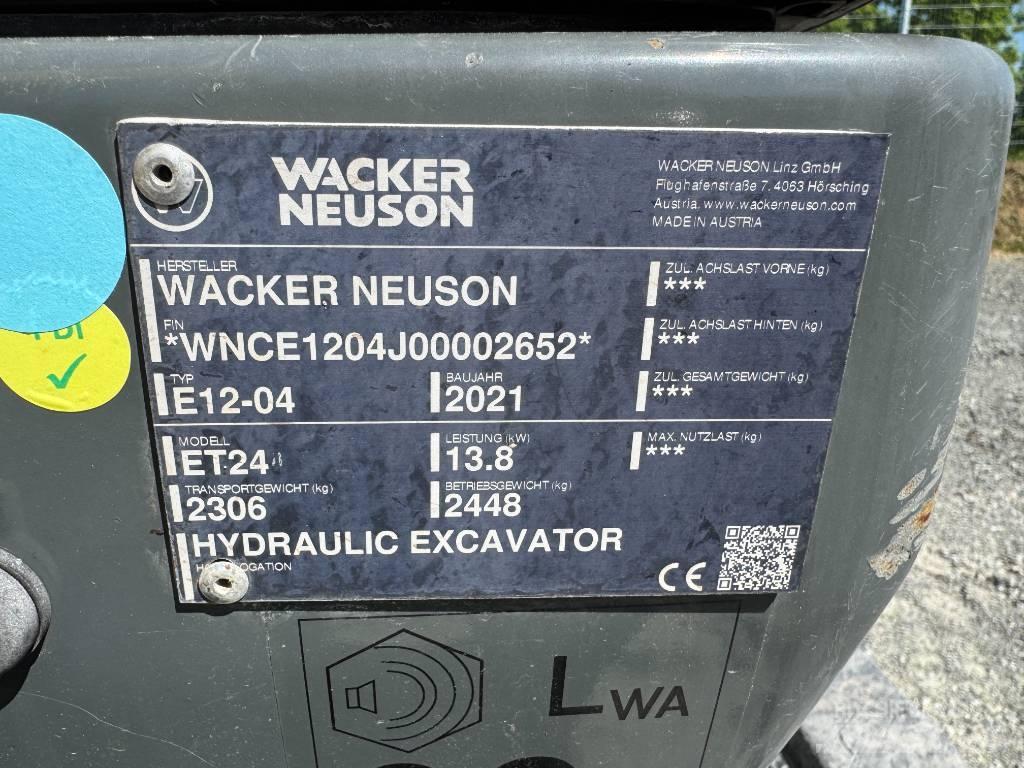 Wacker Neuson ET24 Koparki gąsienicowe