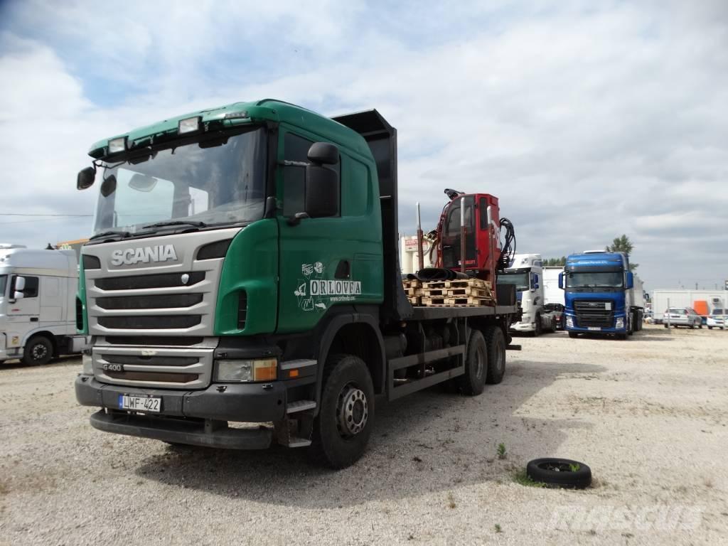 Scania G400 Żurawie samochodowe