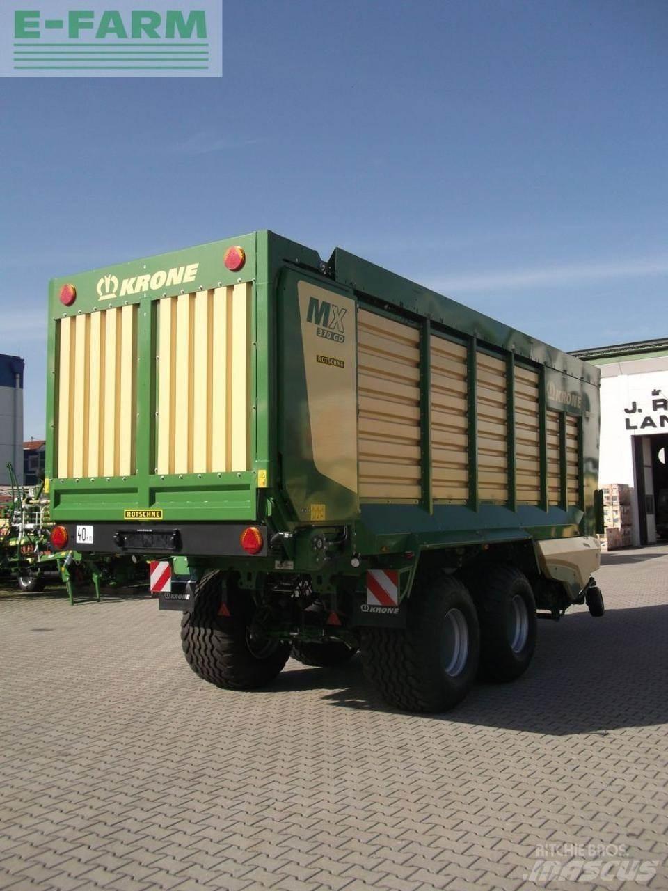 Krone mx 370 gd Przyczepy zbożowe