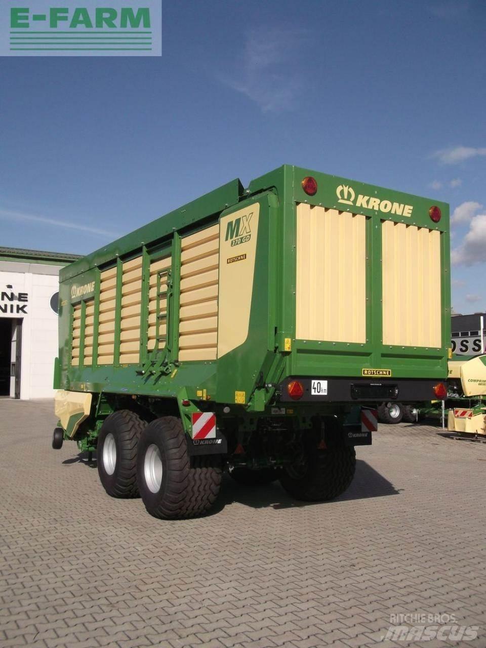 Krone mx 370 gd Przyczepy zbożowe