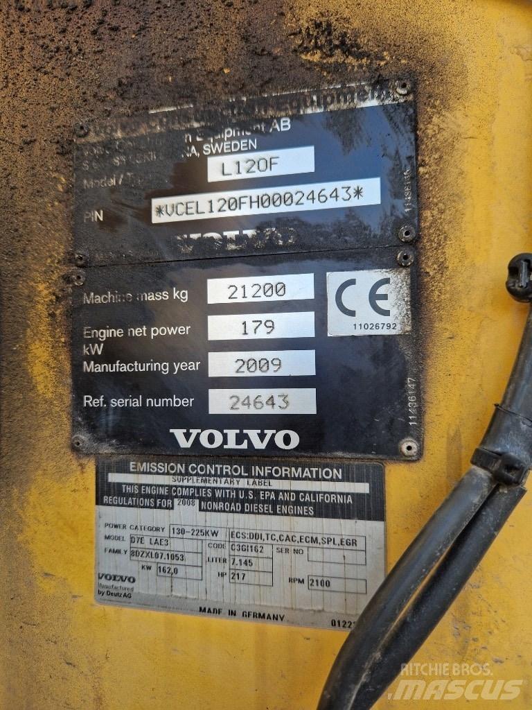 Volvo L 120 F Ładowarki kołowe