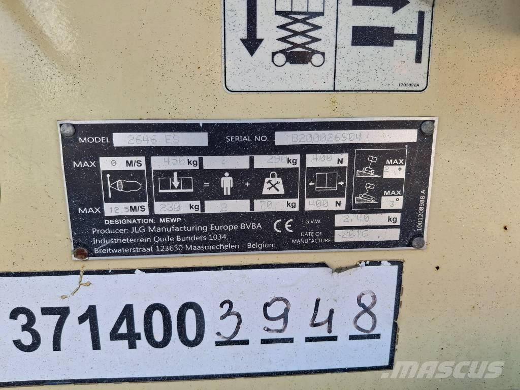 JLG 2646ES Podnośniki nożycowe