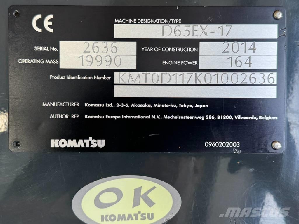 Komatsu D 65 EX-17 Spycharki gąsienicowe