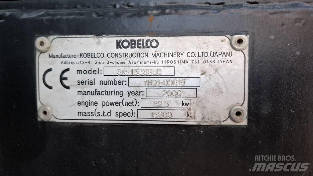 Kobelco SK 135 SR LC Koparki gąsienicowe