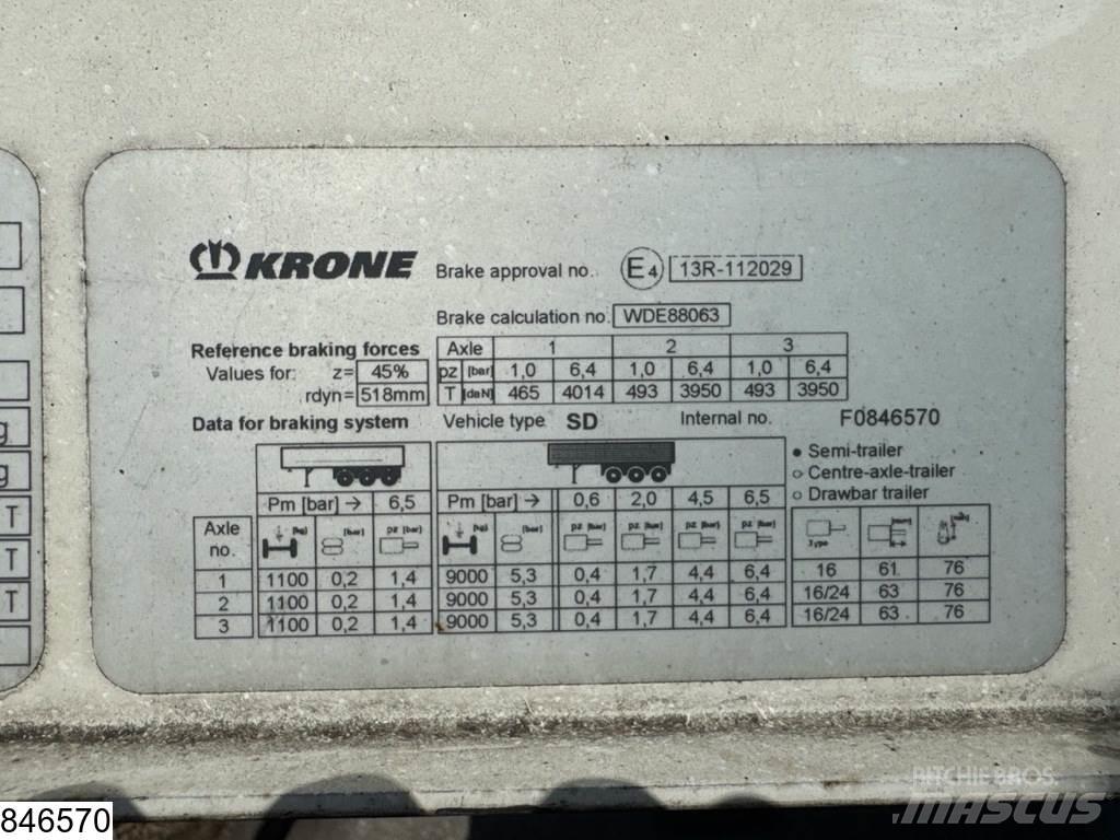 Krone Tautliner Naczepy firanki