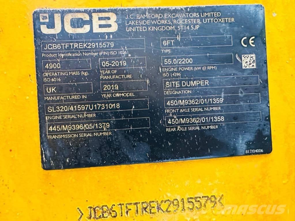 JCB 6 T Wozidła kolebkowe